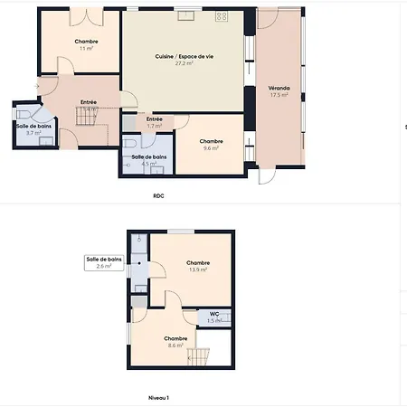 Prázdninový dům 200 M De La Mer, Maison Pour 7 Avec Jardin