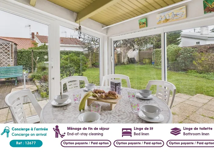 200 M De La Mer, Maison Pour 7 Avec Jardin *